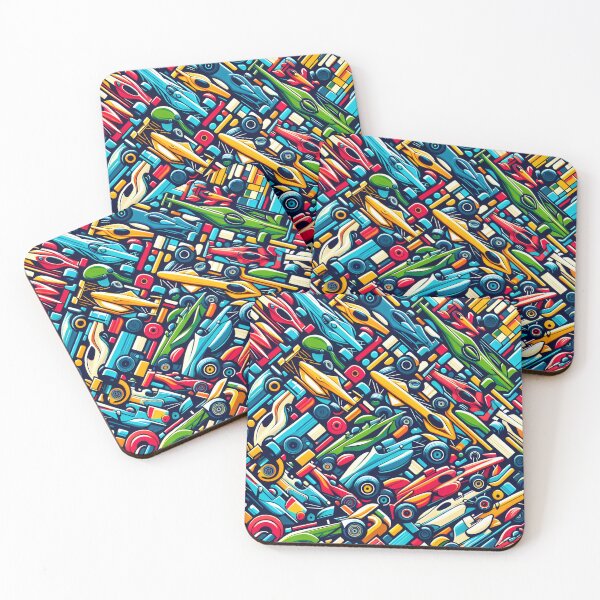 Item preview, motley, bright abstract background city of cars designed and sold by orthodox-icon.