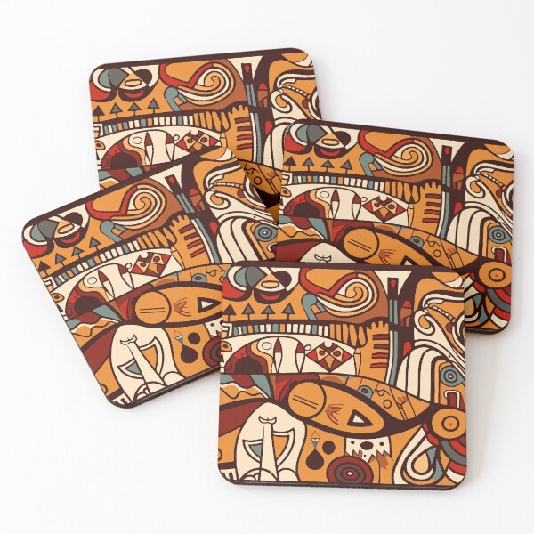 Item preview, Abstract pattern in native African style designed and sold by L7GraphicLab.