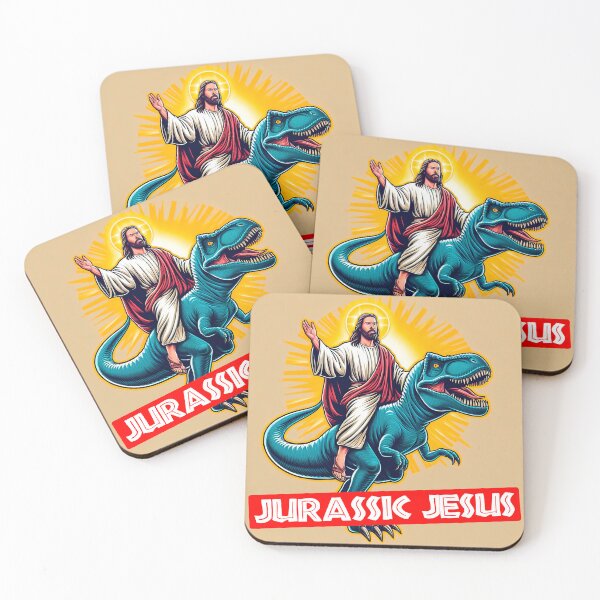 Item preview, Jurassic Jesus 2 with logo designed and sold by Retr0Tshirts.
