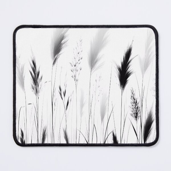 Item preview, Black and white long grasses. designed and sold by ShazellArt.