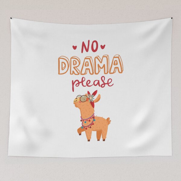 Item preview, No drama ,please! designed and sold by ArtAngiTresors.