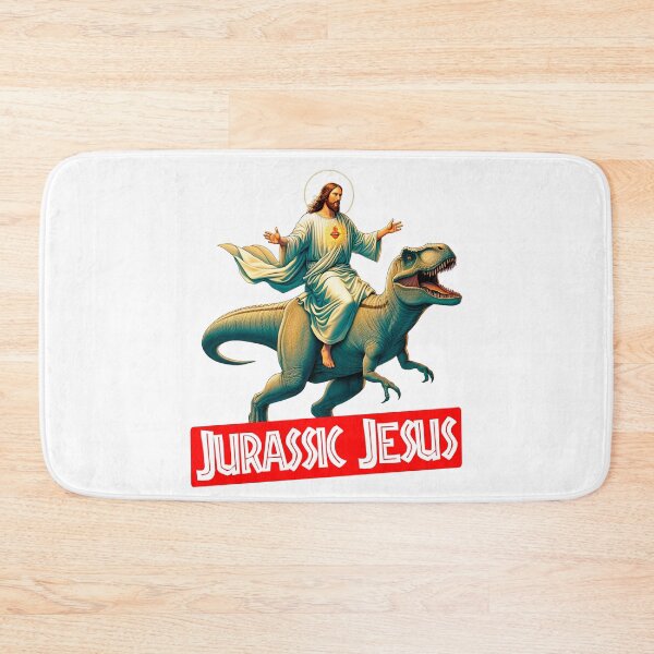 Item preview, Jurassic Jesus 3 with Logo designed and sold by Retr0Tshirts.