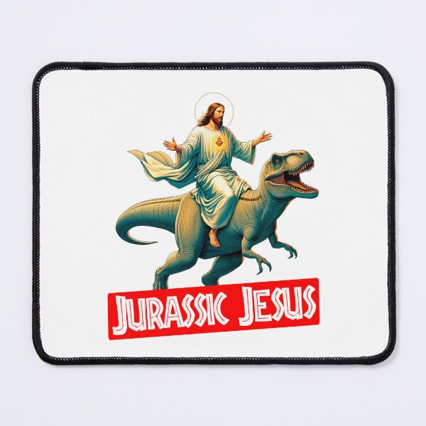 Item preview, Jurassic Jesus 3 with Logo designed and sold by Retr0Tshirts.