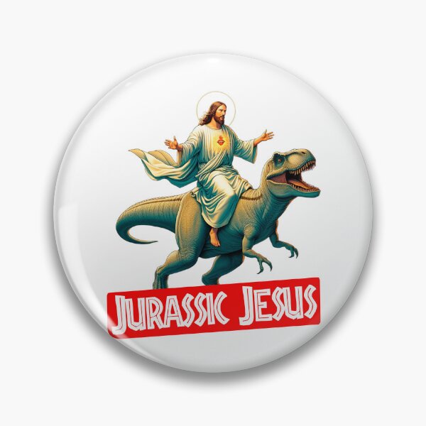Item preview, Jurassic Jesus 3 with Logo designed and sold by Retr0Tshirts.