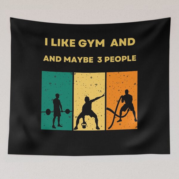 Item preview,  I Like Gym And Maybe 3 People designed and sold by Creativedsigna.