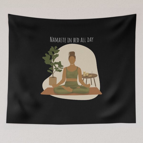 Item preview, Namaste in bed all day designed and sold by Lemon's Corner.