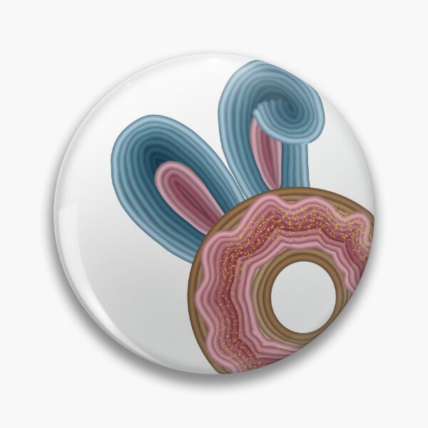 Item preview, donut, easter donut, sweet easter bunny designed and sold by Tetiana Pohurska.