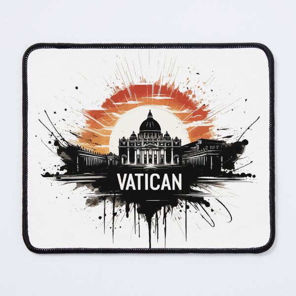 Item preview, Vatican City Travel Ink Art Painting designed and sold by TomFrontierArt.