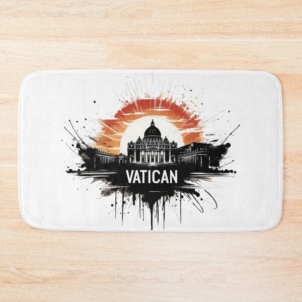 Item preview, Vatican City Travel Ink Art Painting designed and sold by TomFrontierArt.