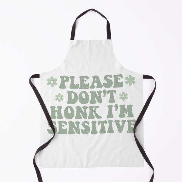 Item preview, Please Don't Honk I'm SENSITIVE Car Decals Funny Bumper designed and sold by fanky-bumper.