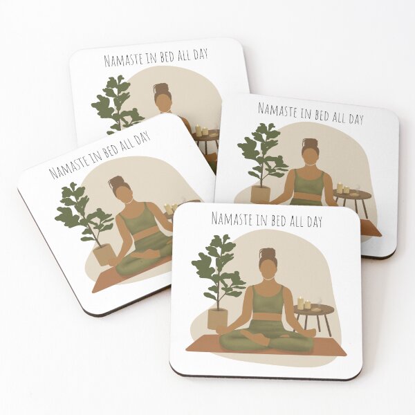 Item preview, Namaste in bed all day designed and sold by Lemon's Corner.