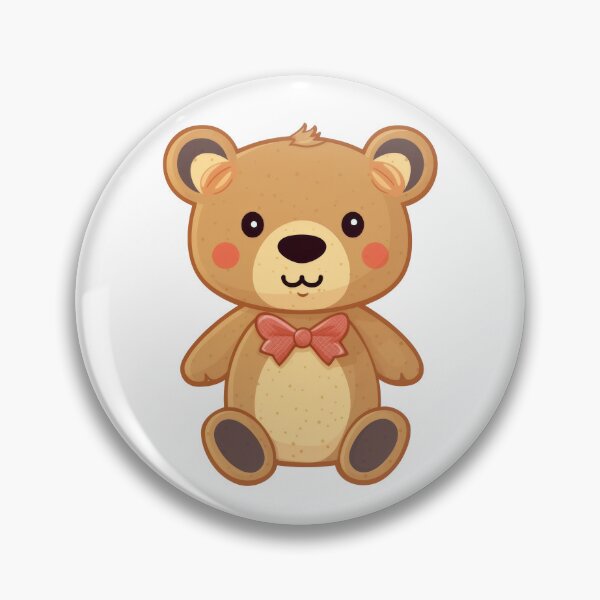 Item preview, Teddy Bear 2 Cute Kawaii Chibi Hand drawn Illustration designed and sold by Cutepix.