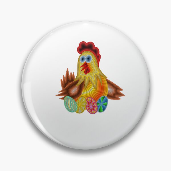 Item preview, Easter chicken with Easter eggs designed and sold by Tetiana Pohurska.