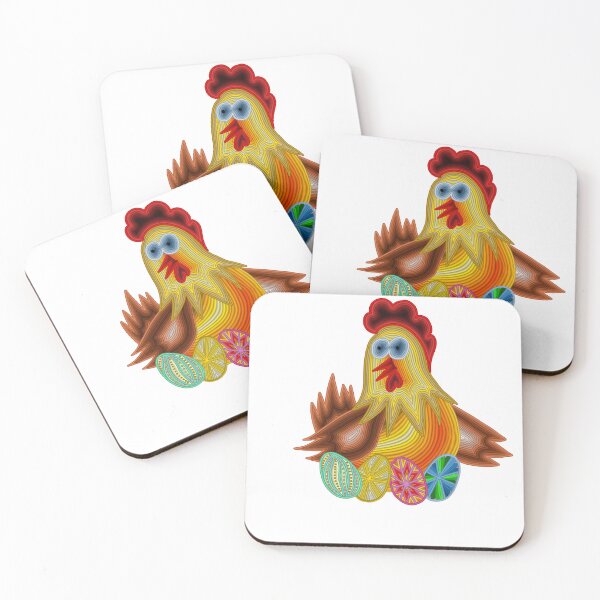Item preview, Easter chicken with Easter eggs designed and sold by Tetiana Pohurska.