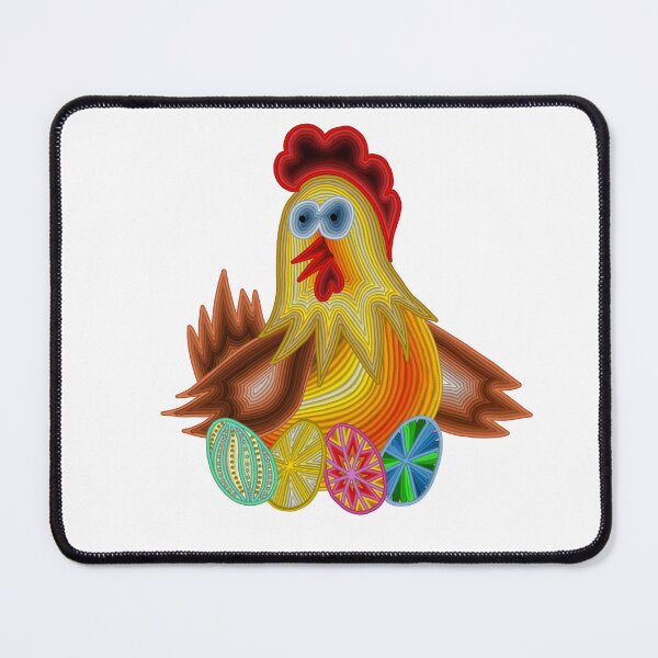 Item preview, Easter chicken with Easter eggs designed and sold by Tetiana Pohurska.