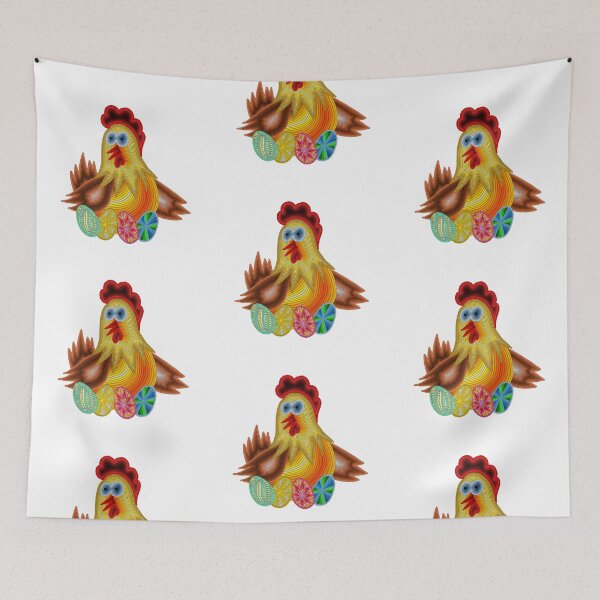 Item preview, Easter chicken with Easter eggs designed and sold by Tetiana Pohurska.