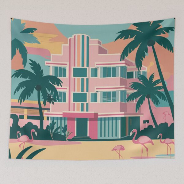Item preview, Miami Travel Vintage  designed and sold by TravelWall.