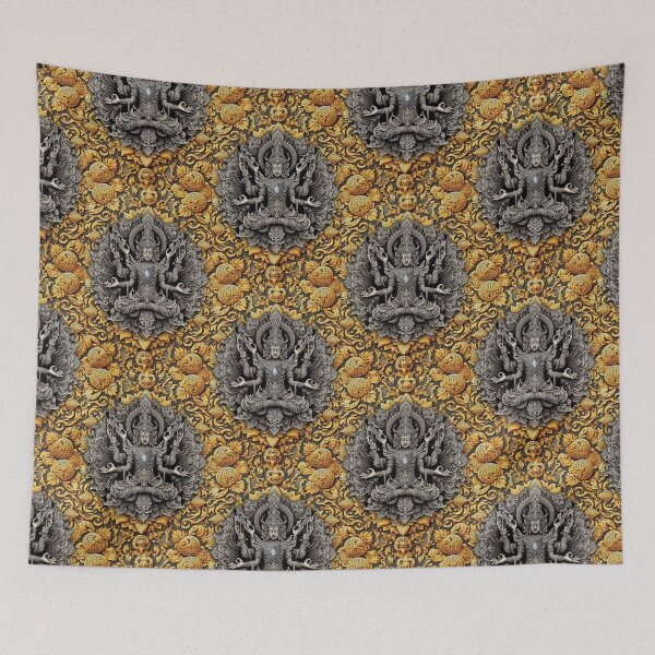 Item preview, God of wealth, millionaire, ancient Thai art designed and sold by Bspaces.
