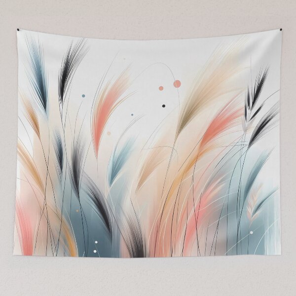 Item preview, Colourful long grasses.  designed and sold by ShazellArt.