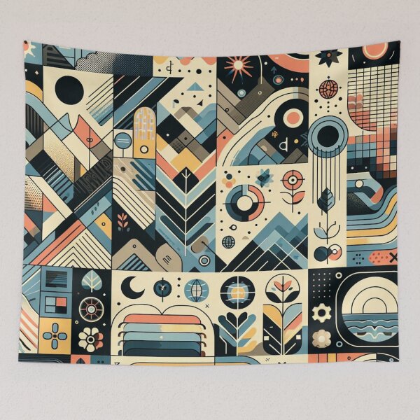 Item preview, Abstract Urban Tapestry designed and sold by FarBeyound.
