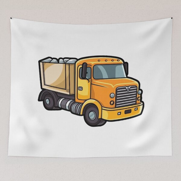 Item preview, Truck Cartoon Cute Kawaii Chibi Hand drawn Illustration designed and sold by Cutepix.