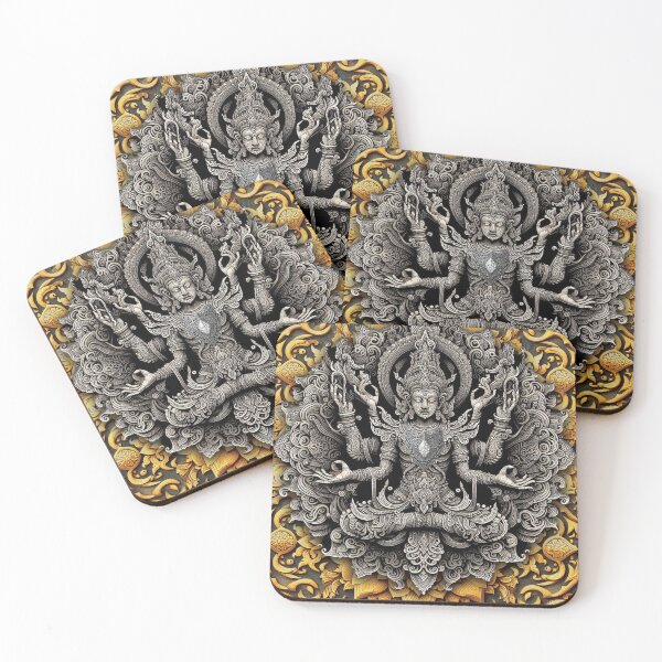 Item preview, God of wealth, millionaire, ancient Thai art designed and sold by Bspaces.