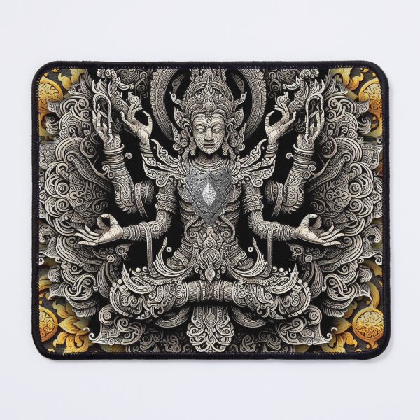 Item preview, God of wealth, millionaire, ancient Thai art designed and sold by Bspaces.