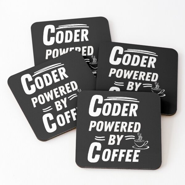 Item preview, Coder powered by coffee designed and sold by annoying-shirts.