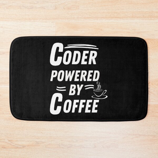 Item preview, Coder powered by coffee designed and sold by annoying-shirts.