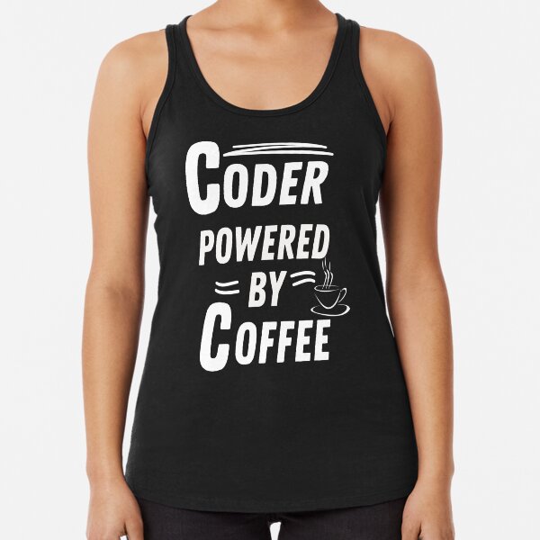 Item preview, Coder powered by coffee designed and sold by annoying-shirts.
