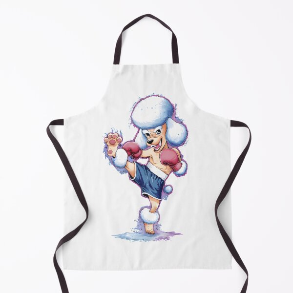 Item preview, Funny Boxer Poodle Dog Kickboxing or Boxer Poodle designed and sold by ColorFlick.