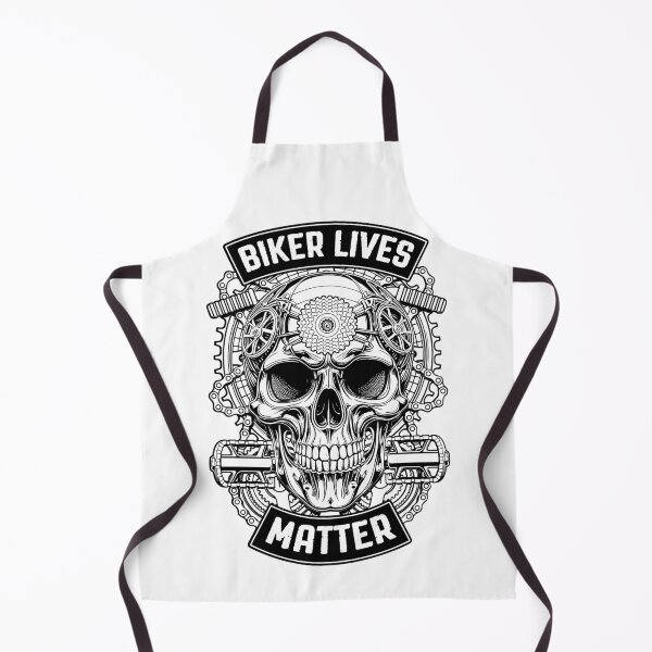 Artikelvorschau, Biker Lives Matter Fahrradteile Totenkopf Radfahrer Radfahren entworfen und verkauft von GrandeDuc.