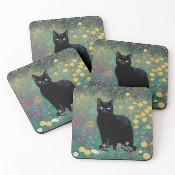 Item preview, Gustav Klimt Garden Cat designed and sold by Tamas Das.