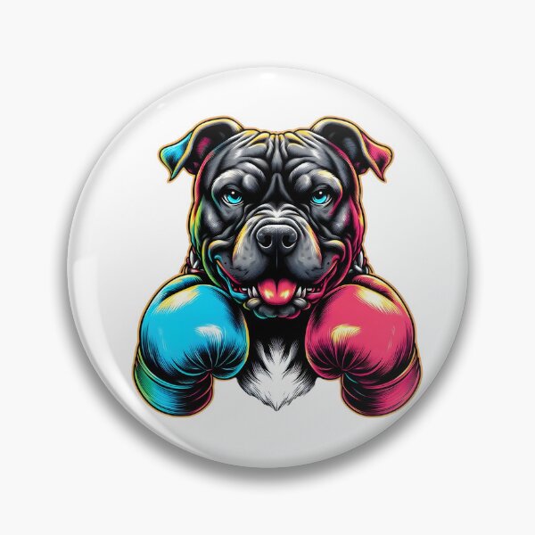 Item preview, Boxer Pitbull Dog Kickboxing or Boxer Pitbull  designed and sold by ColorFlick.