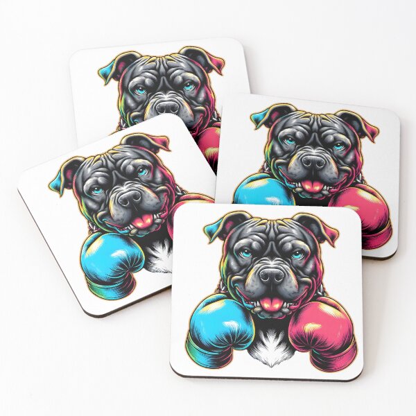Item preview, Boxer Pitbull Dog Kickboxing or Boxer Pitbull  designed and sold by ColorFlick.