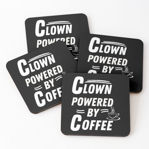Item preview, Clown powered by coffee designed and sold by annoying-shirts.