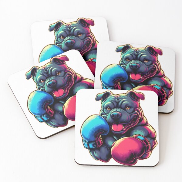 Item preview, Boxer Pitbull Dog Kickboxing or Boxer Pitbull  designed and sold by ColorFlick.