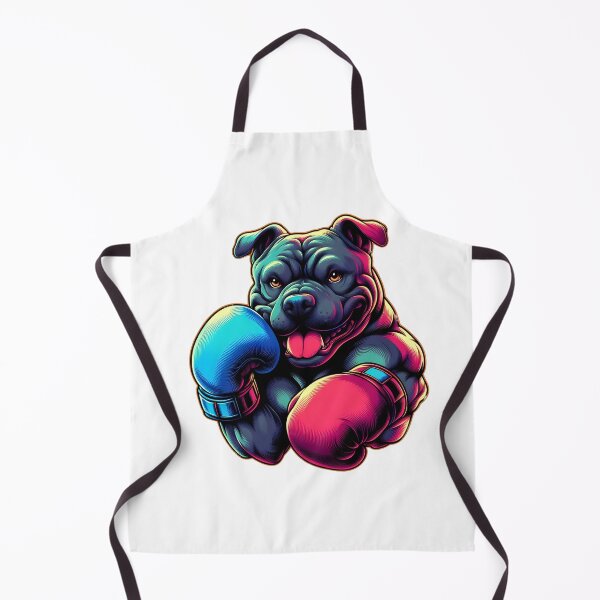 Item preview, Boxer Pitbull Dog Kickboxing or Boxer Pitbull designed and sold by ColorFlick.