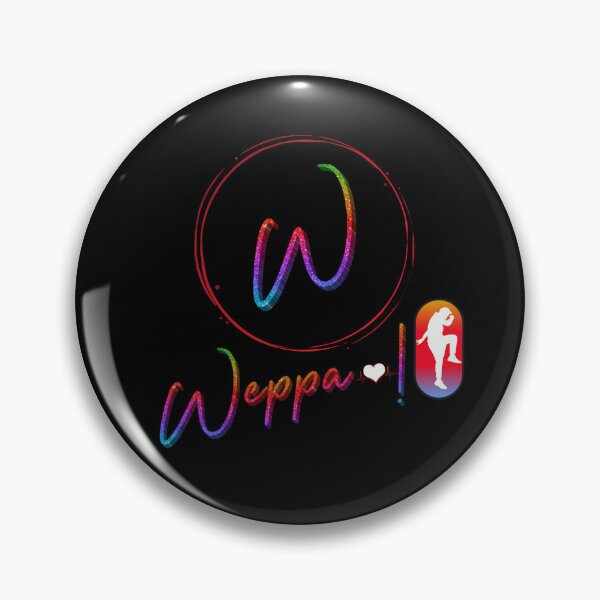 Item preview, Logo of my fitness activity Weppa with personaje MULTICOLOR FONDO NEGRO designed and sold by Alva-Allatino.