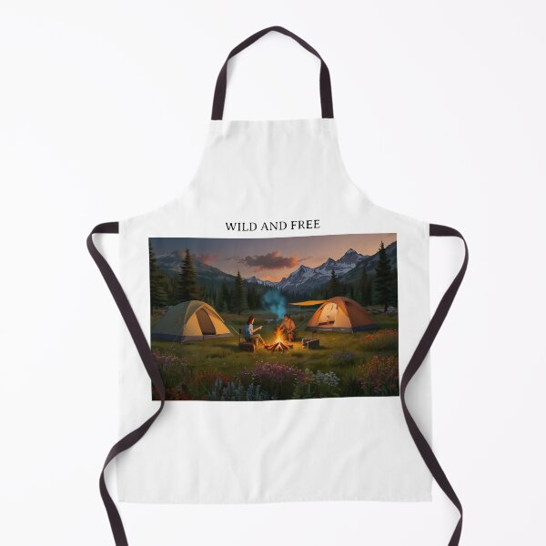 Item preview, Wild and Free Camping Design designed and sold by WicklTees.