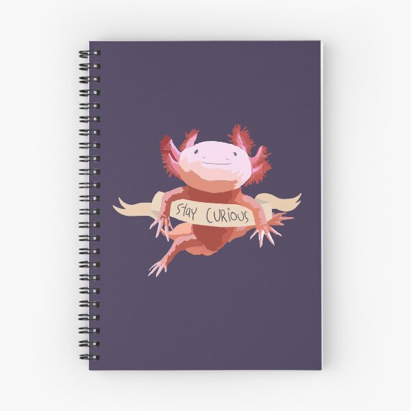 Item preview, Stay Curious Axolotl designed and sold by emmija.