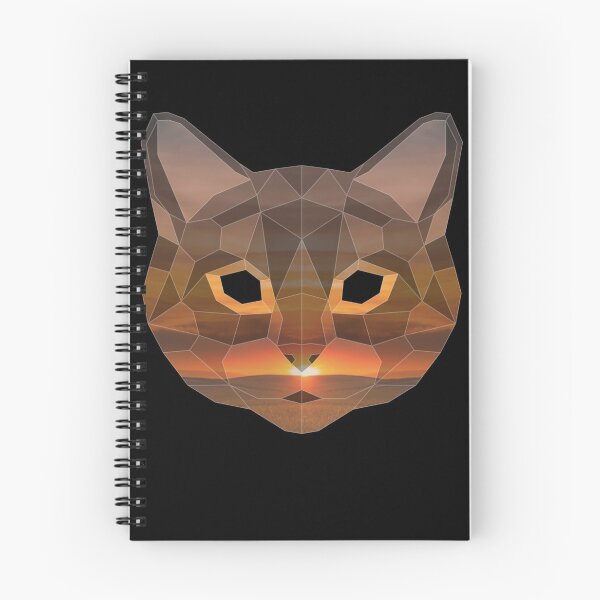 Item preview, Low Poly Double Exposure Cat designed and sold by yajyolid.