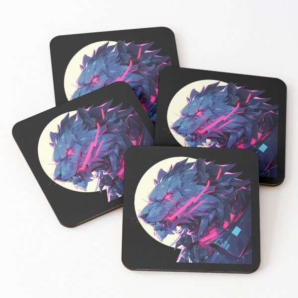 Item preview, Cyber Black Panther // Black Panther // Cool Animal // Cyber Animal // Future Animal Art // Animal Warrior // Animal Cute Art // Gaming Aesthetic stickers designed and sold by SMARTKIT  DESIGNAGENCY.