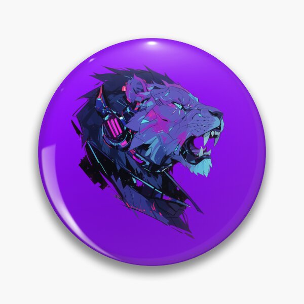 Item preview, Cyber Black Lion // Black Lion // Cool Animal // Cyber Animal // Future Animal Art // Animal Warrior // Animal Cute Art // Gaming Aesthetic stickers designed and sold by SMARTKIT  DESIGNAGENCY.
