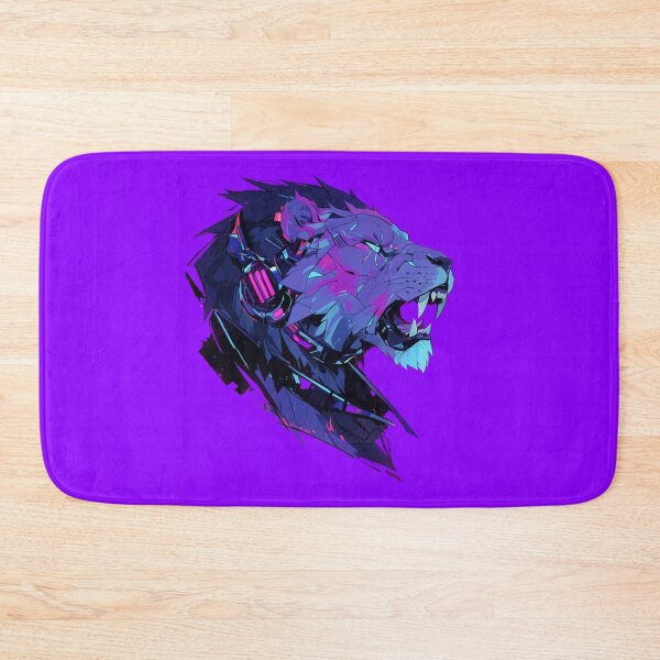 Item preview, Cyber Black Lion // Black Lion // Cool Animal // Cyber Animal // Future Animal Art // Animal Warrior // Animal Cute Art // Gaming Aesthetic stickers designed and sold by SMARTKIT  DESIGNAGENCY.