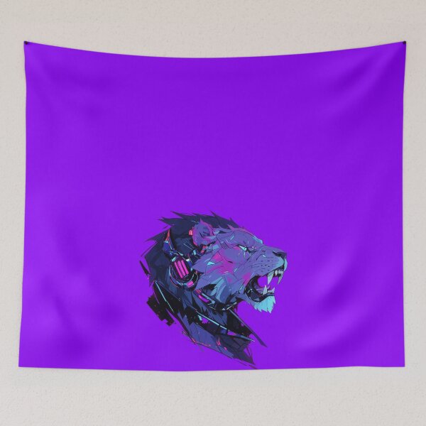 Item preview, Cyber Black Lion // Black Lion // Cool Animal // Cyber Animal // Future Animal Art // Animal Warrior // Animal Cute Art // Gaming Aesthetic stickers designed and sold by SMARTKIT  DESIGNAGENCY.