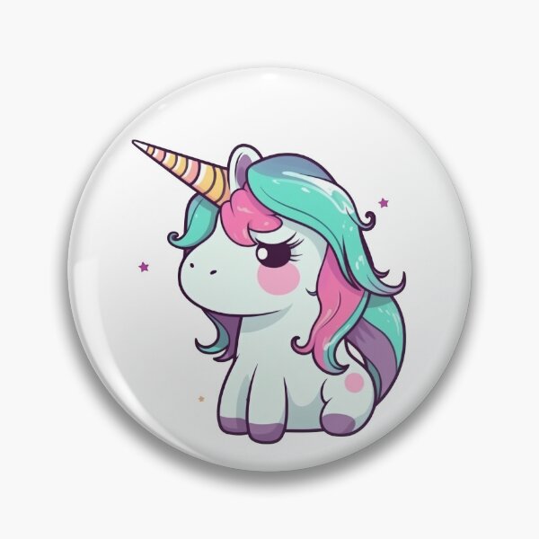 Item preview, Unicorn 3 Cartoon Cute Kawaii Chibi Hand drawn Illustration designed and sold by Cutepix.