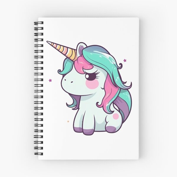 Item preview, Unicorn 3 Cartoon Cute Kawaii Chibi Hand drawn Illustration designed and sold by Cutepix.