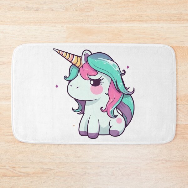 Item preview, Unicorn 3 Cartoon Cute Kawaii Chibi Hand drawn Illustration designed and sold by Cutepix.