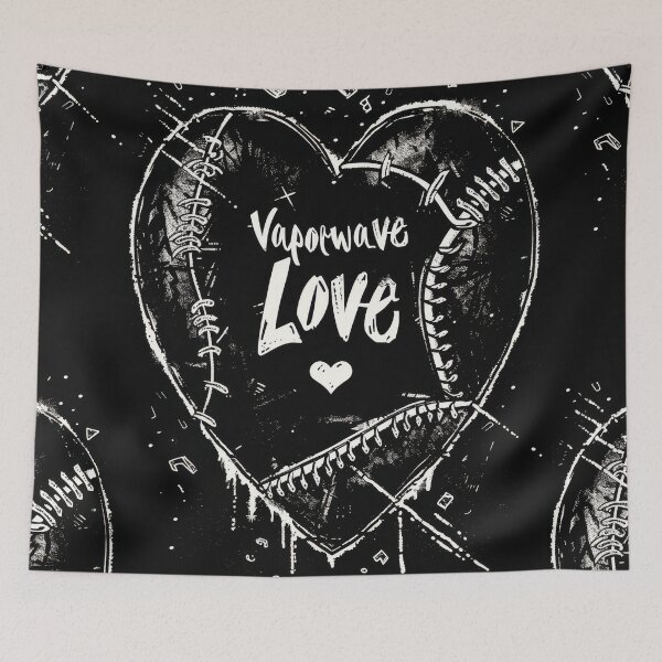 Item preview, Vaporwave Love: Gothic Heart and Nostalgia designed and sold by Piotrek0001.